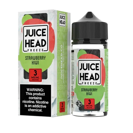 Juice Head Freeze E-Liquid - Strawberry Kiwi Freeze (Kiwi Berry Freeze) - 100ml
