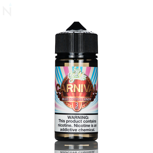 Juice Roll Upz E-Liquid - Carnival Blue Cotton Candy - 100mL