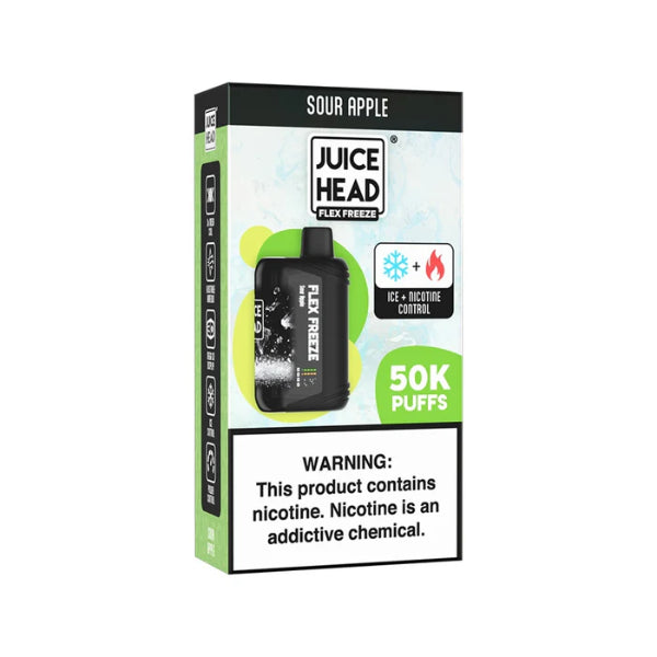 Juice Head Flex Freeze 50K Ice + Nic Control Sour Apple