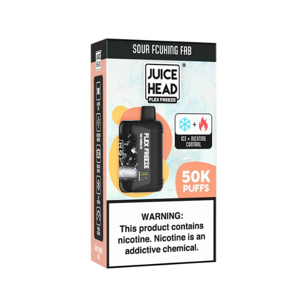Juice Head Flex Freeze 50K Ice + Nic Control Sour Fcuking Fab