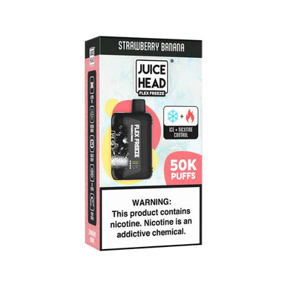 Juice Head Flex Freeze 50K Ice + Nic Control Strawberry Banana