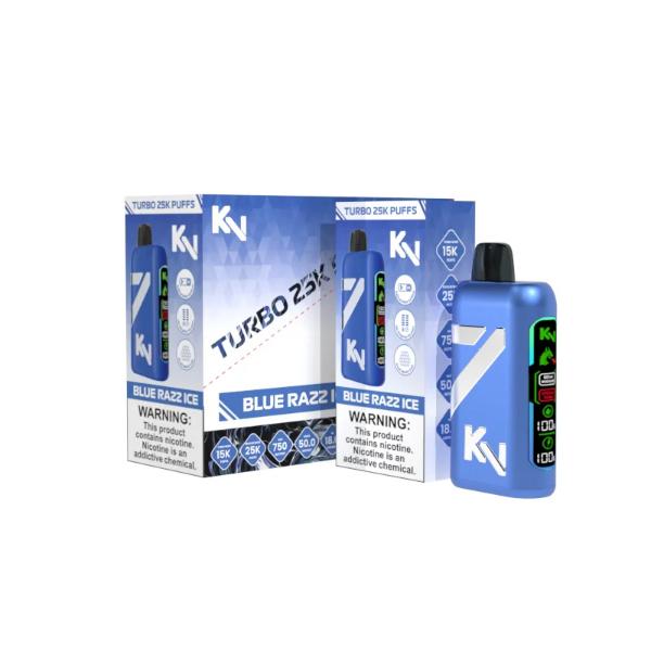 Best Deal KangVape KV Turbo 25,000 Puffs Disposable  - Blue Razz Ice