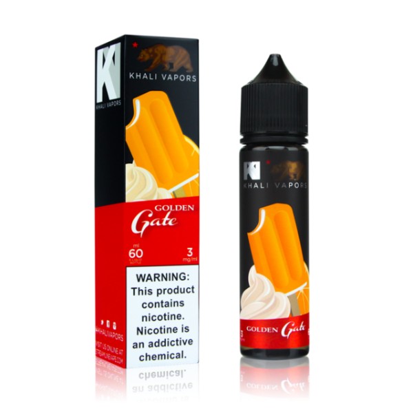 Khali Vapors Series 60ML Vape Juice Best Flavors Golden Gate