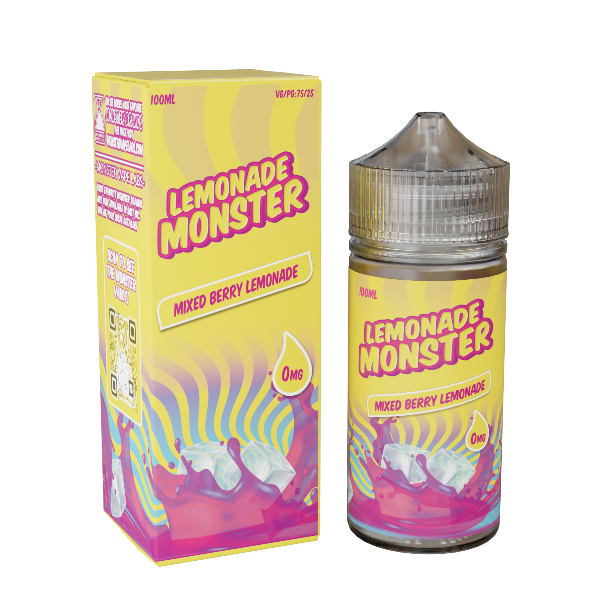 Best Deal Lemonade Monster 100mL Vape Juice - Mixed Berry Lemonade