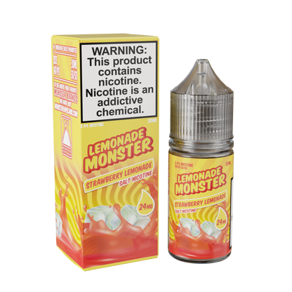 Best Deal Lemonade Monster Salt 30mL Vape Juice -  Strawberry Lemonade