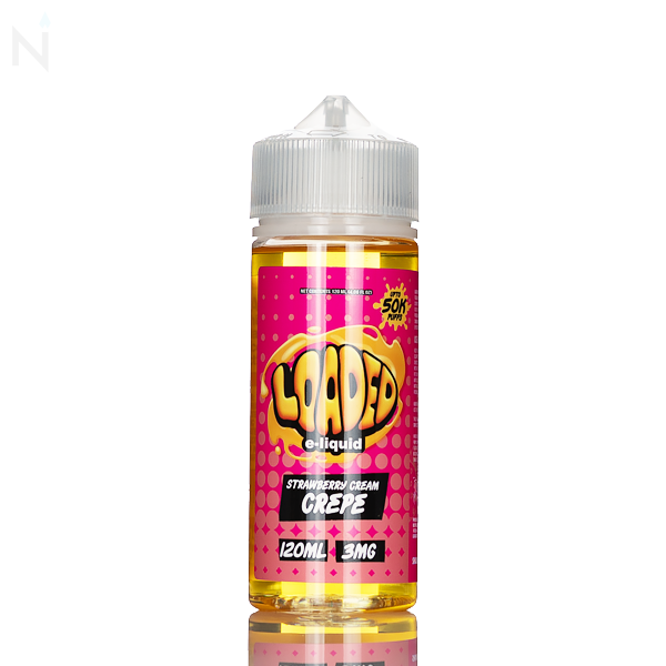 Loaded E-Liquid - Strawberry Creme Crepe - 120mL