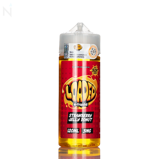 Loaded E-Liquid - Strawberry Jelly Donut - 120mL