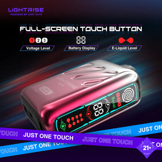 Lost Vape Lightrise TB 18K Disposable Full Screen Touch Button