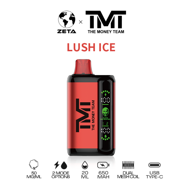 Best Deal TMT by Floyd Mayweather 15,000 Puffs Disposable Vape 20mL Lush Ice