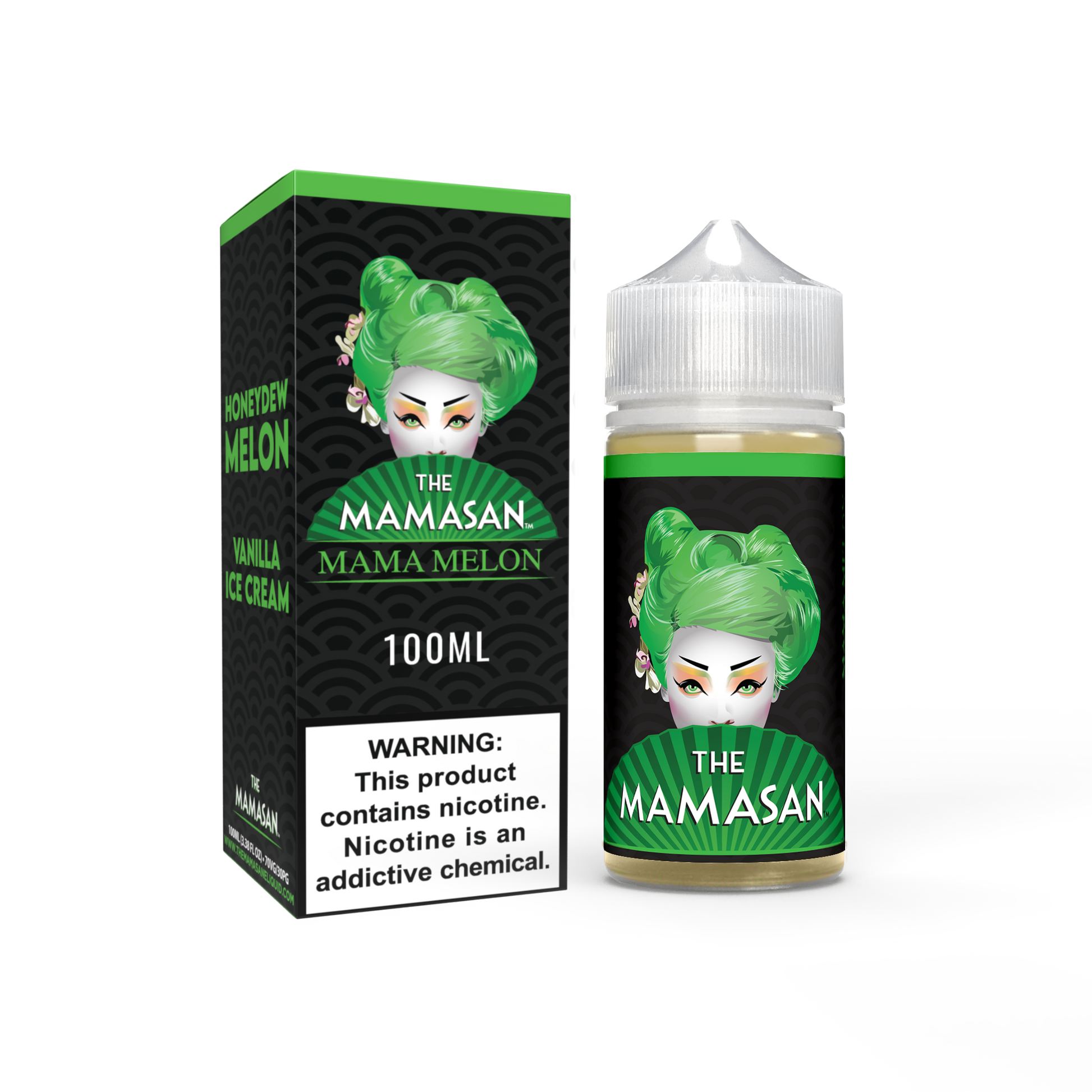 The Mamasan 100mL Vape Juice Best Flavor Mama Melon
