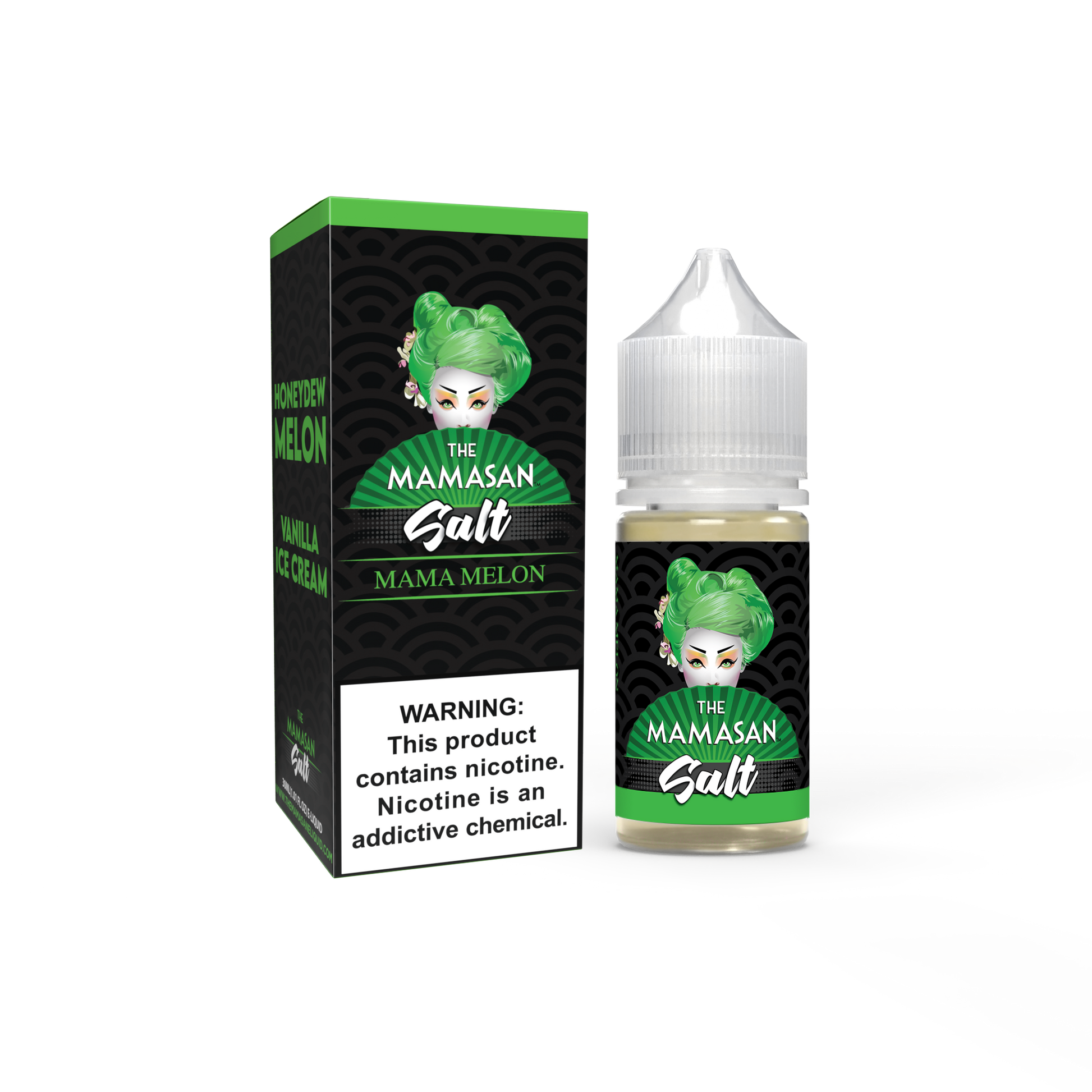 The Mamasan Salt 30ML Vape Juice Best Flavor Mama Melon Salt