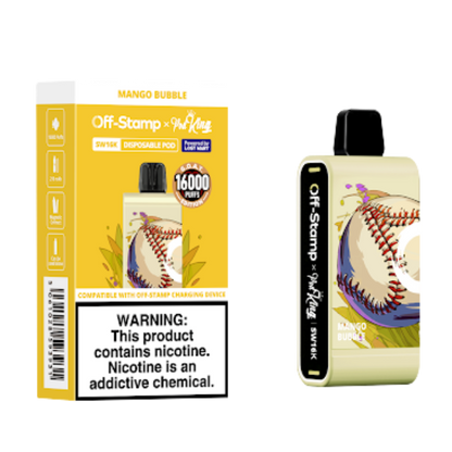 Best Deal Off-Stamp x Pod King SW16000 Disposable Vape 17mL - Mango Bubble