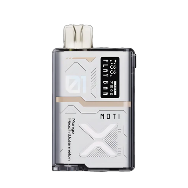 Best Deal Moti Play Bar 7500 Puffs Disposable Vape 14mL Mango Peach Watermelon