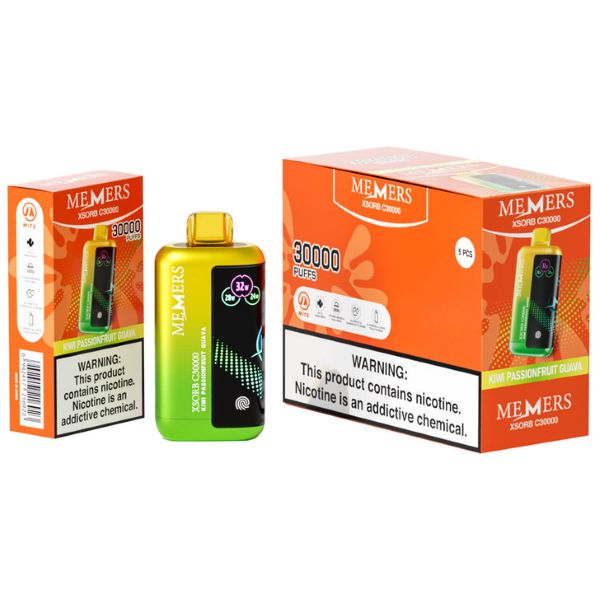 Best Deal Memers Xsorb C30,000 Puff Disposable - Kiwi Passionfruit Guava