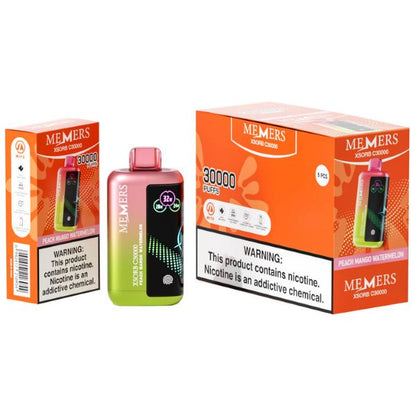 Best Deal Memers Xsorb C30,000 Puff Disposable - Peach Mango Watermelon
