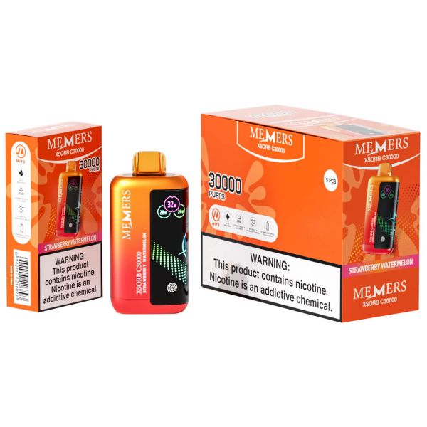 Best Deal Memers Xsorb C30,000 Puff Disposable - Strawberry Watermelon