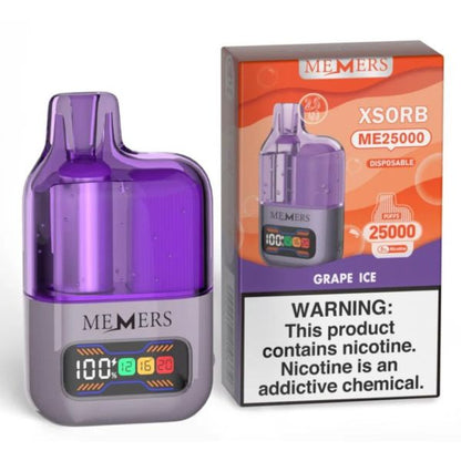 Best Deal Memers Xsorb ME25,000 Puff Disposable - Grape Ice