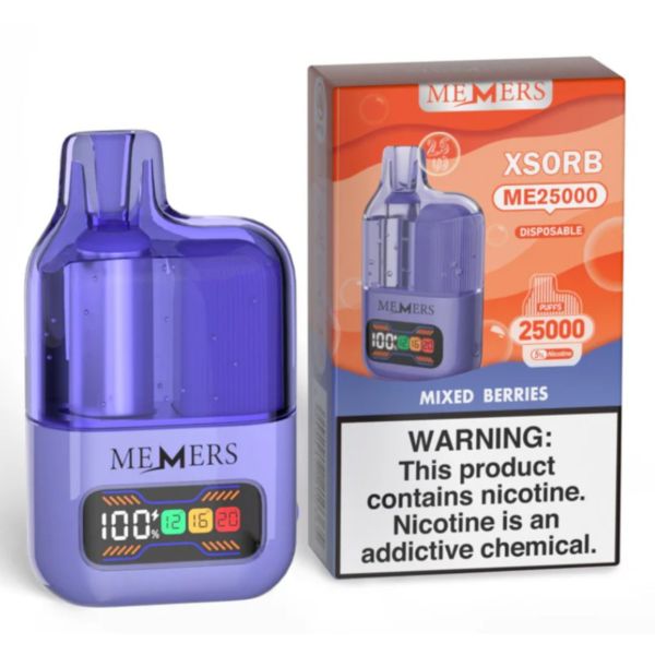 Best Deal Memers Xsorb ME25,000 Puff Disposable - Mixed Berries