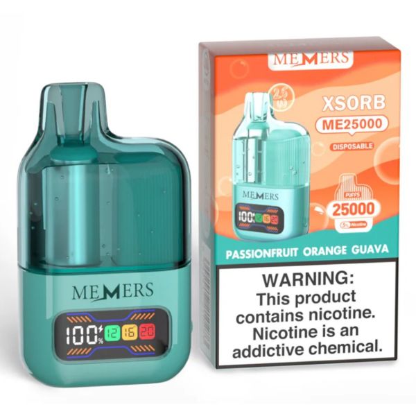 Best Deal Memers Xsorb ME25,000 Puff Disposable - Passionfruit Orange Guava