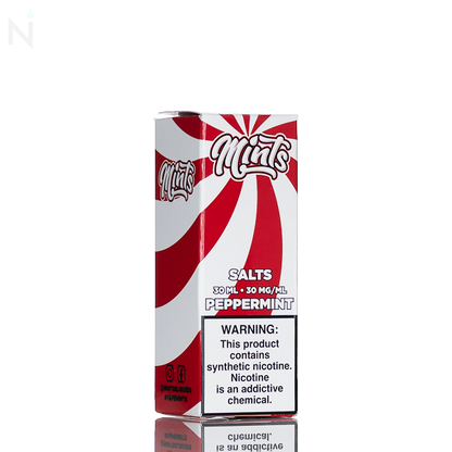 Mints Vape Co Peppermint Salts 30ml synthetic nicotine salt e-liquid peppermint menthol vape juice 30mg 50mg USA
