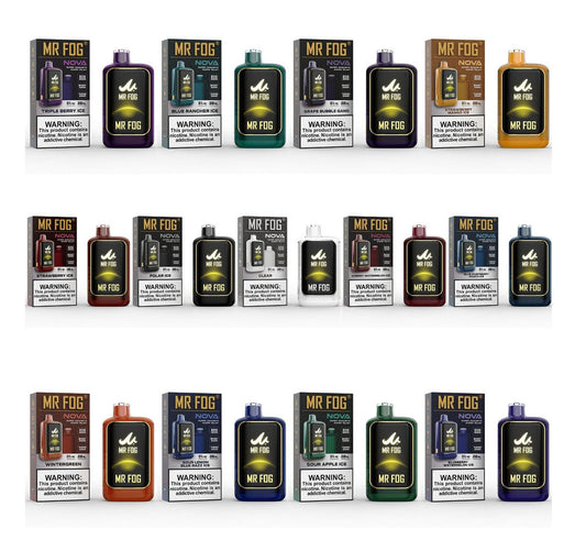 Best Deal Mr. Fog Nova 36,000 Puff Disposable-Single Disposable-5%-20mL 