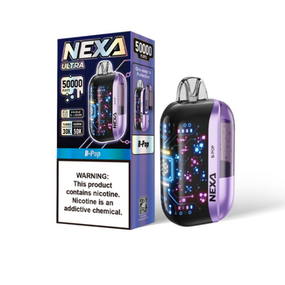 Best Deal Nexa Ultra 50,000 Puffs Disposable Vape 20mL - B-Pop