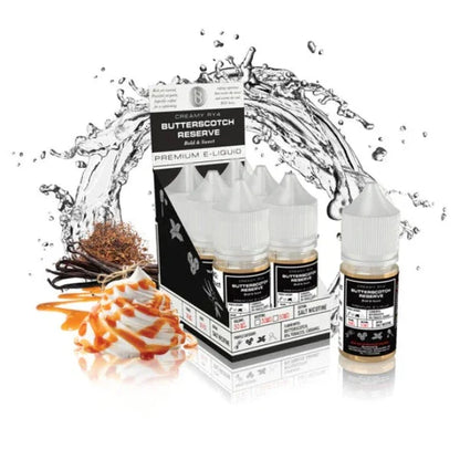 Best Deal Basix Salts TFN Vape Juice 30ML by Glas Butterscotch Reserve