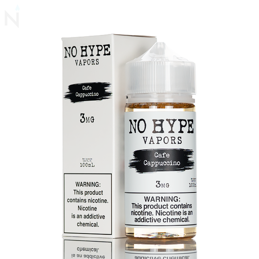 No Hype Vapors - Cafe Cappuccino - 100mL