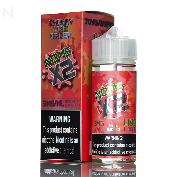 NOMS X2 E Liquid- Cherry Lime Ginger - 120mL