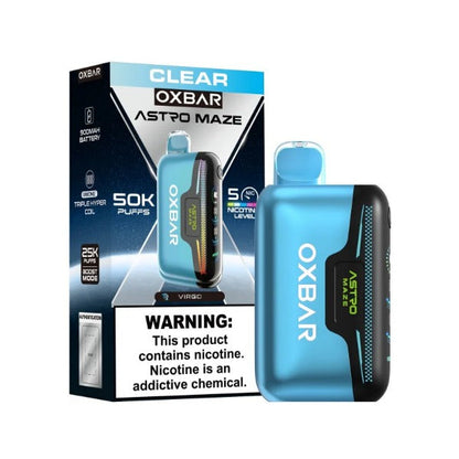 Best Deal OXBAR Astro Maze 50,000 Puffs Disposable Vape - Clear