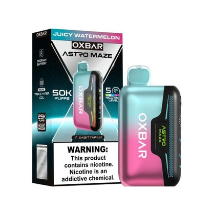 Best Deal OXBAR Astro Maze 50,000 Puffs Disposable Vape - Juicy Watermelon