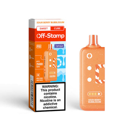Best Deal Off-Stamp X-CUBE 25,000 Puffs Flavor Pods - Sour Berry Bubblegum