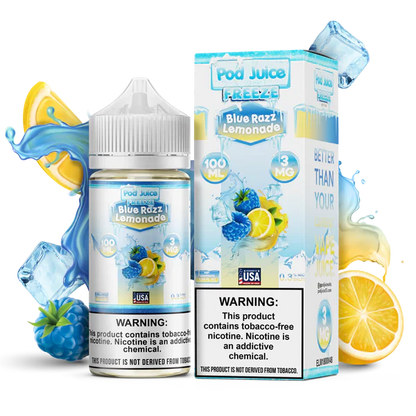 Best Deal Pod Juice Salt Vape Juice 30ML Blue Razz Lemonade