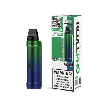 Hyde Rebel PRO 5000 Puffs Single Disposable Vape 11mL Best Flavor Peach