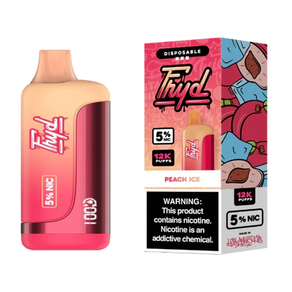 Best Deal FRYD 12000 Puffs Rechargeable Disposable Vape 17mL Peach Ice