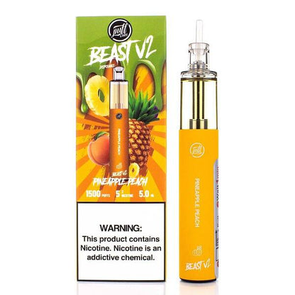 Best Deal Puff Beast V2 Disposable Vape 5mL 10 Pack - Pieapple Peach