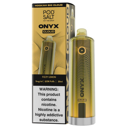 Pod Salt Onyx 25K Disposable Vape Fizzy Lemon