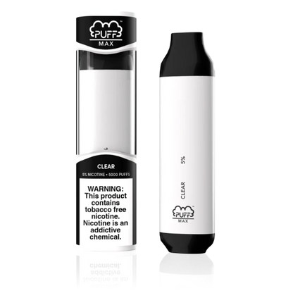 Best Deal Puff Max 5000 Puffs Disposable Vape 11mL - Clear