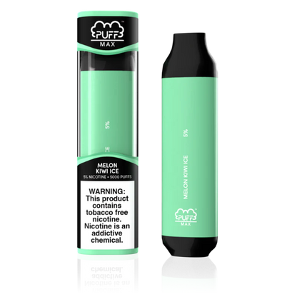 Best Deal Puff Max 5000 Puffs Disposable Vape 11mL - Melon Kiwi