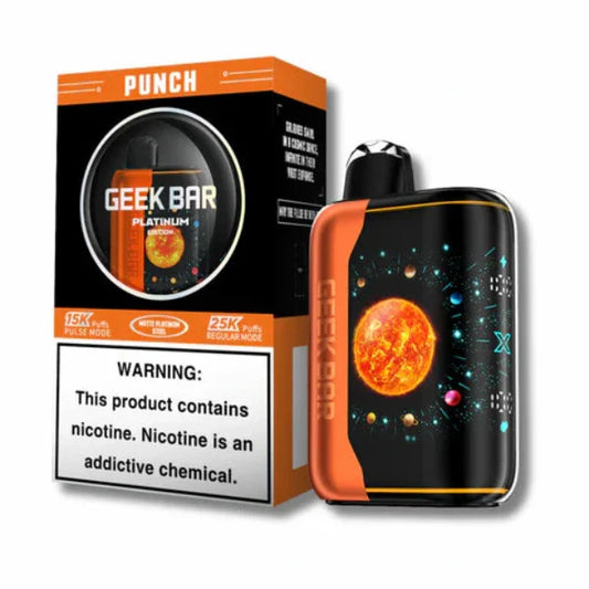 GeekBar Pulse X Platinum Edition 25,000 Puffs Disposable 18mL Best Flavor Punch