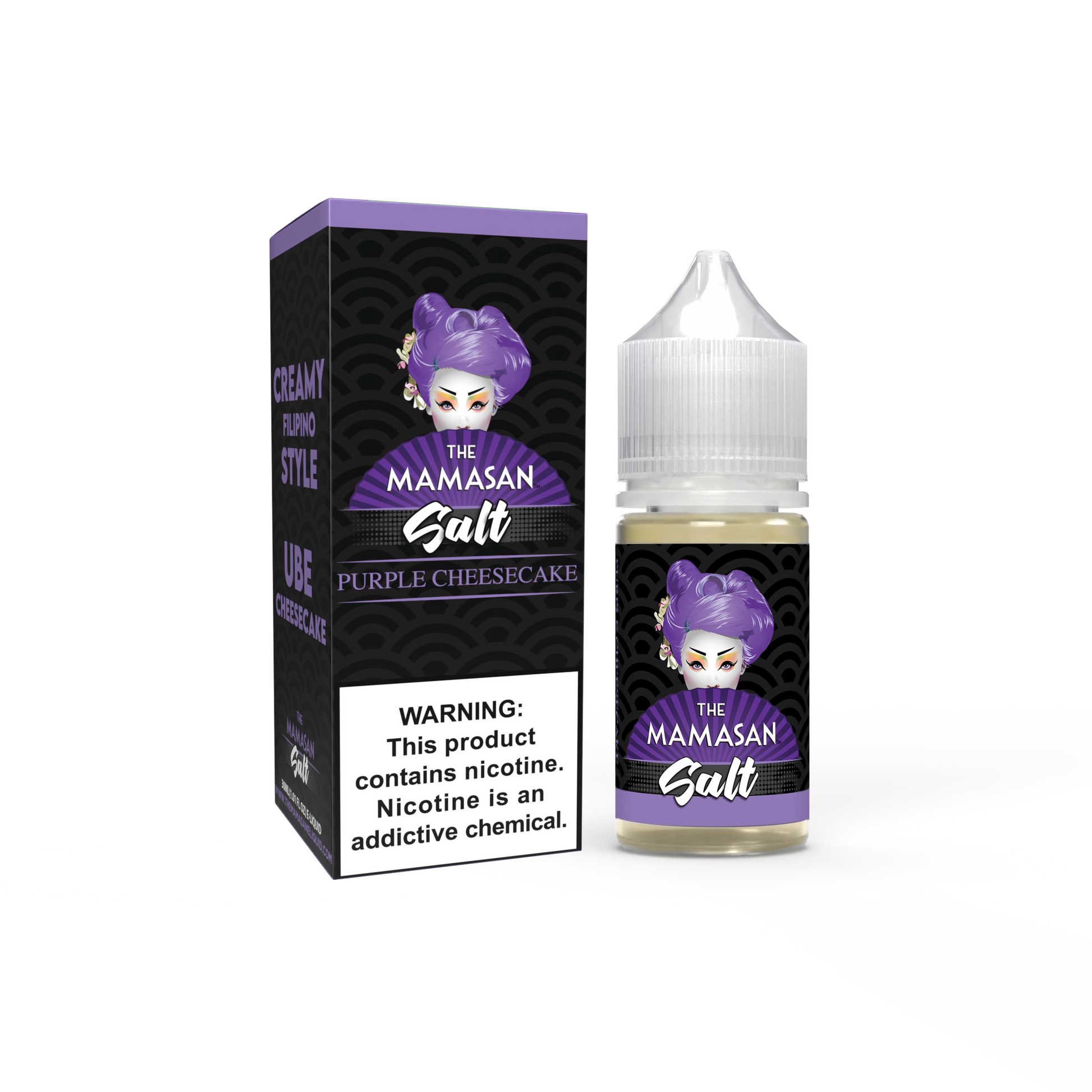 The Mamasan Salt 30ML Vape Juice Best Flavor Purple Cheesecake Salt