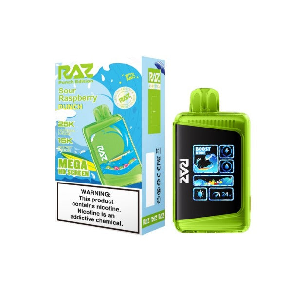 RAZ LTX 25K Punch Edition Disposable Sour Raspberry Punch