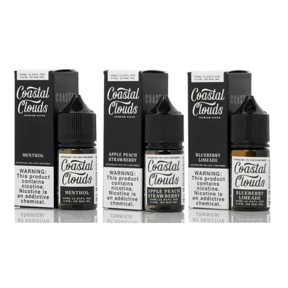 Coastal Clouds Salt 30ML Vape Juice Best Flavors Iced Mango Berries Melon Berries Chilled Apple Pea