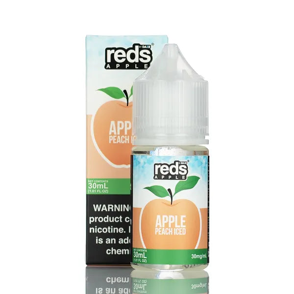 7 Daze TFN Salt Series - Reds Apple eJuice - Peach - 30ml