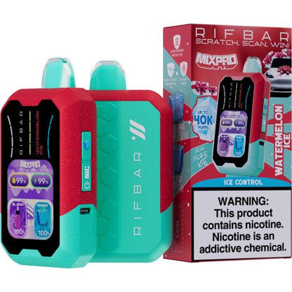 Best Deals - Rifbar MixPro 40K Puffs Disposable - Watermelon Ice