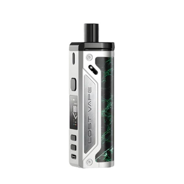 Best Deal Lost Vape Thelema Pod Kit 80w - SS/Glossy Leather