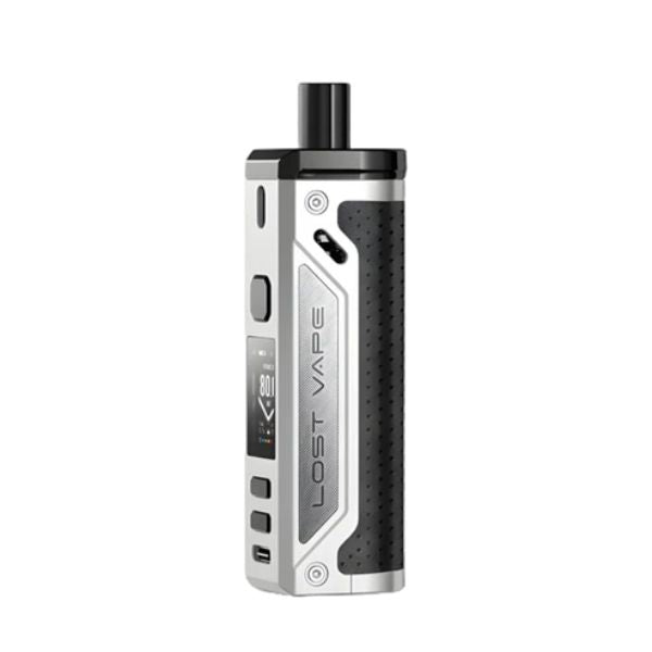 Best Deal Lost Vape Thelema Pod Kit 80w - SS/Grain Leather