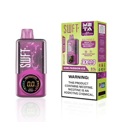Best Deal SWFT META 30000 Disposable Vape - Kiwi Passion Ice