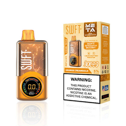 Best Deal SWFT META 30000 Disposable Vape - Orange Creamsicle