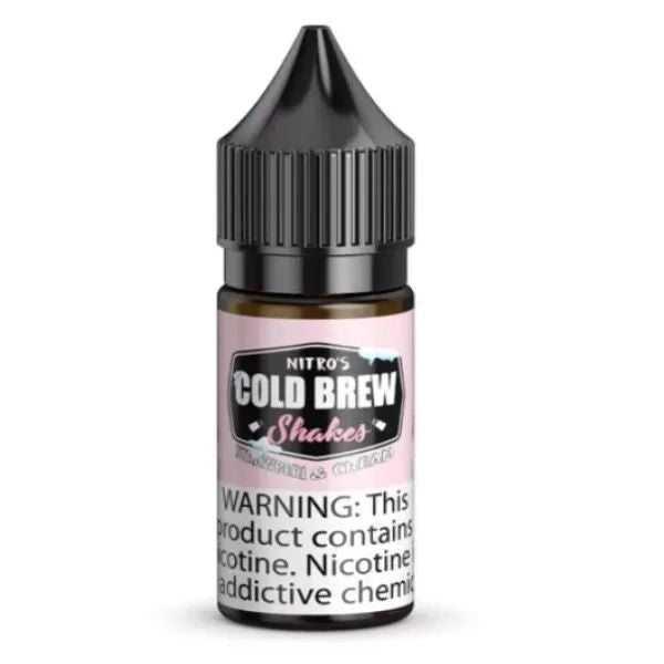 Best Deal Strawberi and Cream - Nitros Cold Brew Salts - 30mL $9.99